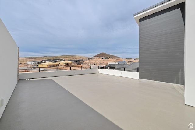 1516 W 800th Cir S, Hurricane, UT 84737 - view of patio with a balcony and a mountain view