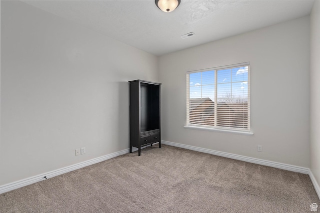 343 S 790 W Unit 301, Pleasant Grove, UT 84062 - empty room featuring carpet, baseboards, a textured ceiling, and visible vents