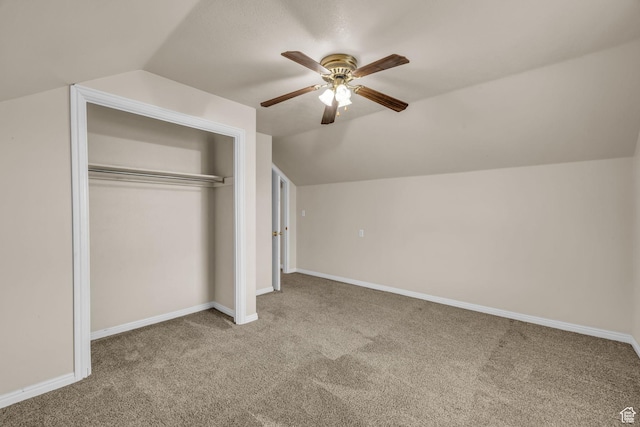 987 S 790 W, Lehi, UT 84043 - unfurnished bedroom featuring carpet flooring, baseboards, a closet, and vaulted ceiling