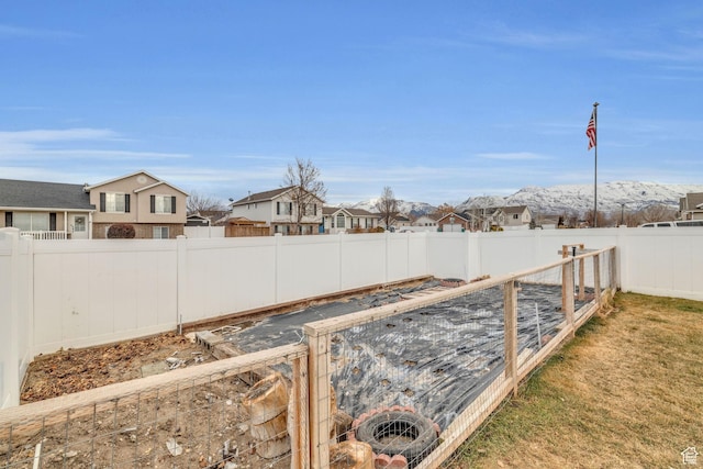 987 S 790 W, Lehi, UT 84043 - view of yard with a garden, a fenced backyard, and a residential view
