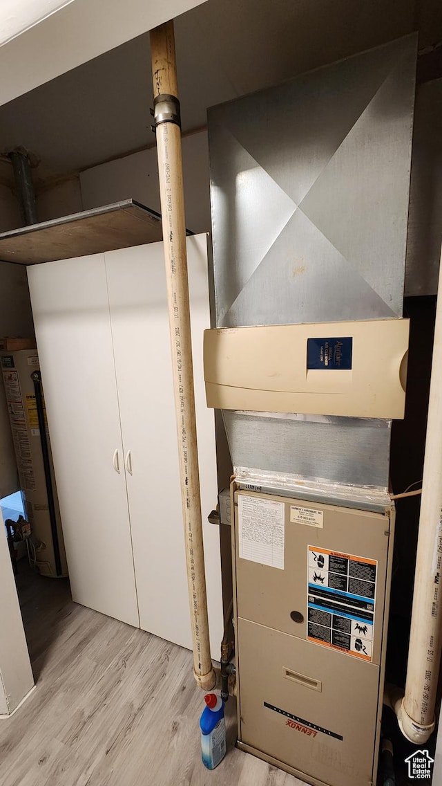 84 N 550 E, Spring City, UT 84662 - utility room with water heater and heating unit
