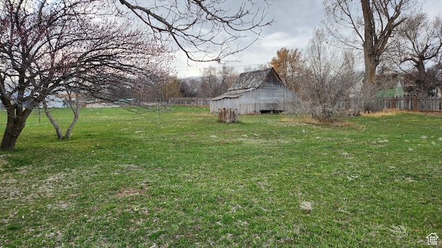 84 N 550 E, Spring City, UT 84662 - view of yard with an outbuilding, fence, and a barn