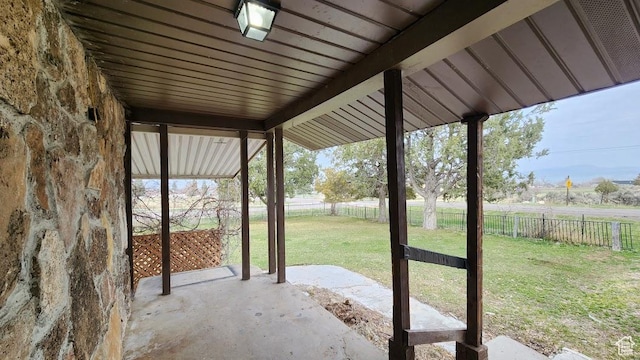 84 N 550 E, Spring City, UT 84662 - view of patio / terrace featuring fence