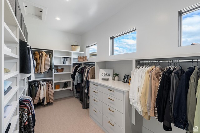 7045 E Moon Light Dr, Heber City, UT 84032 - spacious closet featuring light colored carpet