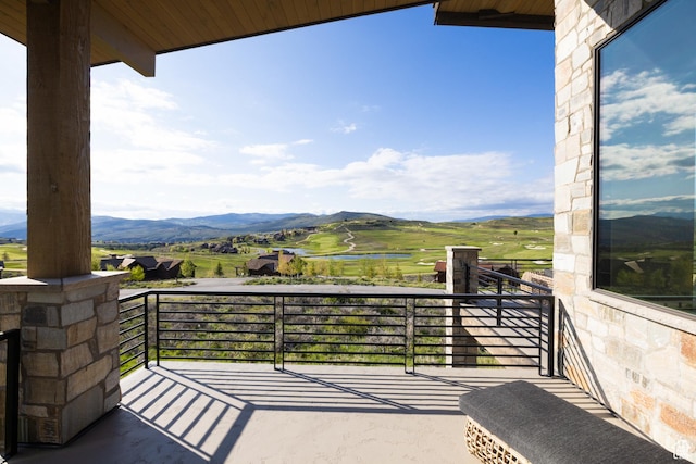 7045 E Moon Light Dr, Heber City, UT 84032 - balcony with a mountain view