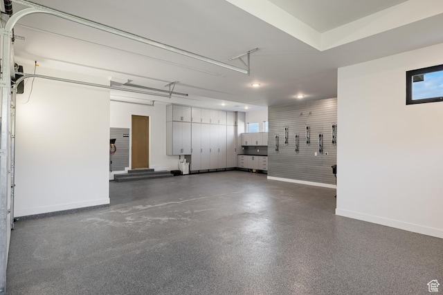 7045 E Moon Light Dr, Heber City, UT 84032 - garage with baseboards and recessed lighting