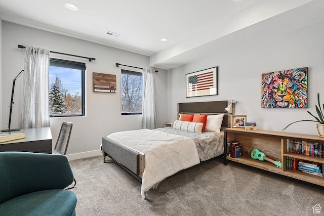 8680 Saddleback Cir, Park City, UT 84098 - bedroom with carpet, recessed lighting, and baseboards