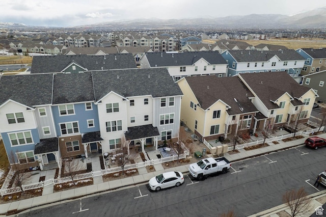 bird's eye view featuring a residential view