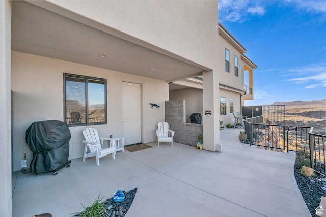 599 W 170 S, La Verkin, UT 84745 - view of patio featuring area for grilling and a mountain view