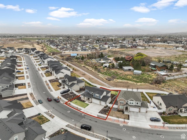 13099 S Twisted Oak Dr, Herriman, UT 84096 - birds eye view of property featuring a residential view