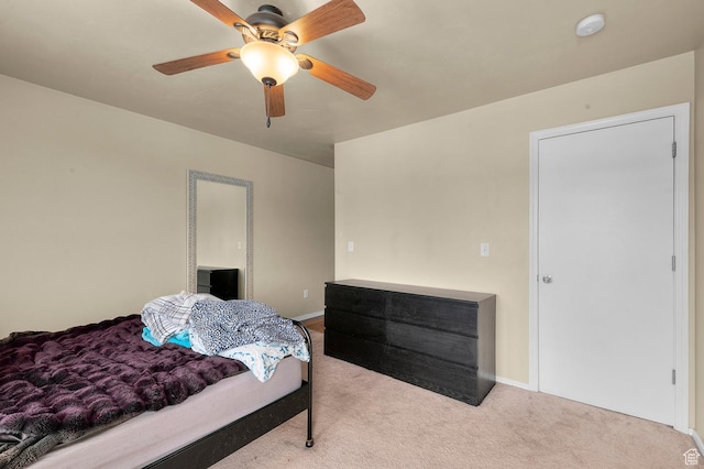 6613 W Ivy Gable Dr, West Jordan, UT 84081 - bedroom with carpet floors, ceiling fan, and baseboards