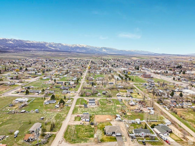 170 E 400 N, Mount Pleasant, UT 84647 - birds eye view of property with a mountain view and a residential view