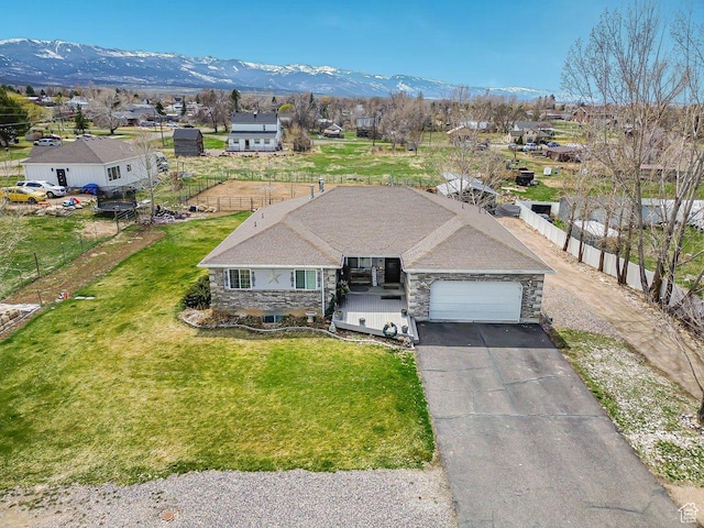 170 E 400 N, Mount Pleasant, UT 84647 - bird's eye view with a residential view and a mountain view