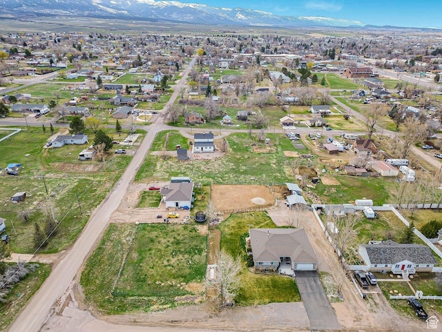170 E 400 N, Mount Pleasant, UT 84647 - bird's eye view featuring a residential view and a mountain view