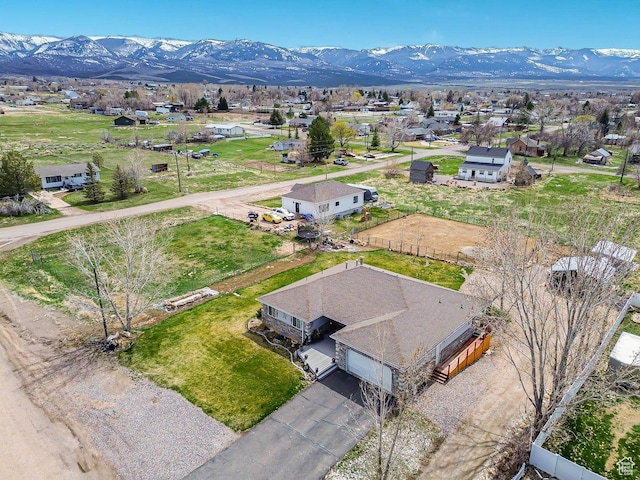 170 E 400 N, Mount Pleasant, UT 84647 - aerial view featuring a residential view and a mountain view