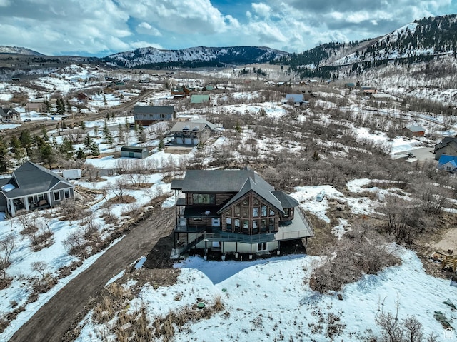 2032 Timber Lakes Dr Unit 950, Heber City, UT 84032 - snowy aerial view featuring a mountain view