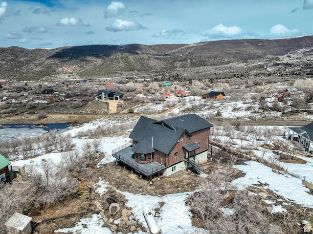 2032 Timber Lakes Dr Unit 950, Heber City, UT 84032 - snowy aerial view featuring a mountain view
