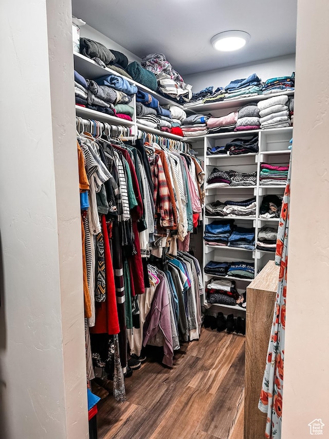 690 N Main St, Antimony, UT 84712 - spacious closet with wood finished floors