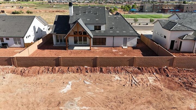 3087 E 2220 S, St George, UT 84790 - back of property featuring stucco siding