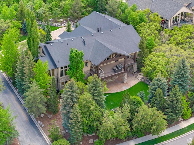 1562 E Granite Brook Ct S, Draper, UT 84020 - view from above of property