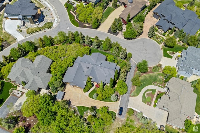 1562 E Granite Brook Ct S, Draper, UT 84020 - aerial view of property and surrounding area featuring nearby suburban area