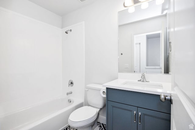 538 N 550 W, Smithfield, UT 84335 - bathroom with visible vents, tub / shower combination, toilet, and vanity