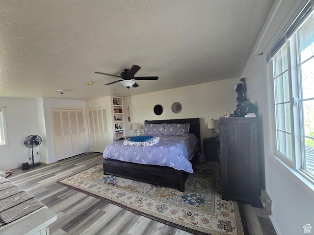 326 W 4800 S, Preston, ID 83263 - bedroom with a textured ceiling and wood finished floors