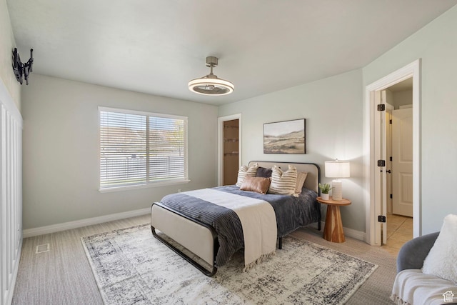 5025 N Shady Bend Ln, Lehi, UT 84043 - bedroom featuring light carpet and baseboards