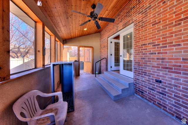 494 E Kachina Way, Moab, UT 84532 - sunroom featuring ceiling fan