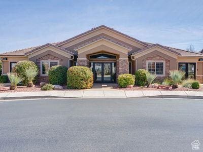 3155 S Hidden Valley Dr Unit 331, St George, UT 84790 - view of front of property with french doors and a tiled roof
