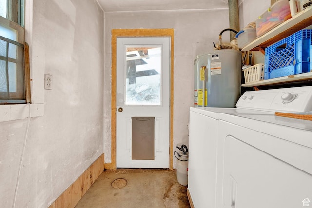477 N 300 W, Brigham City, UT 84302 - laundry area with separate washer and dryer, gas water heater, and laundry area