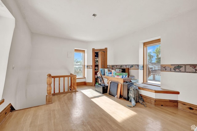 477 N 300 W, Brigham City, UT 84302 - office area with baseboards and wood finished floors
