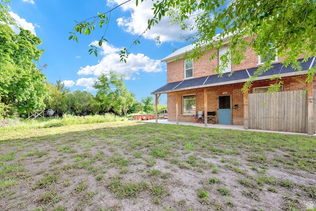 477 N 300 W, Brigham City, UT 84302 - view of yard featuring fence and a patio area