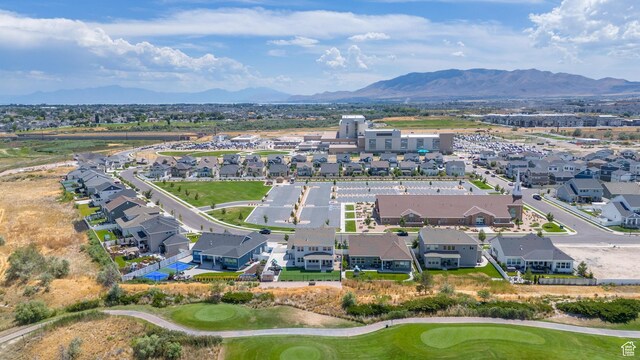 3032 W Cramden Dr, Lehi, UT 84043 - birds eye view of property with a residential view, golf course view, and a mountain view