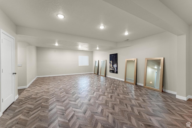 3032 W Cramden Dr, Lehi, UT 84043 - spare room with baseboards, recessed lighting, and a textured ceiling