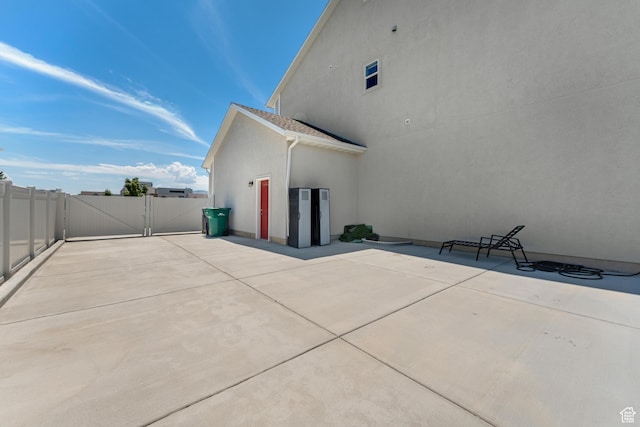 3032 W Cramden Dr, Lehi, UT 84043 - view of patio / terrace featuring a gate and fence