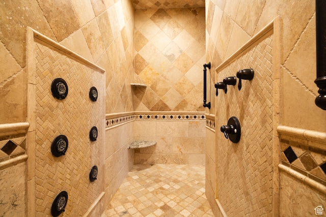 4757 Hidden Lake Dr, Bountiful, UT 84010 - interior details featuring a tile shower