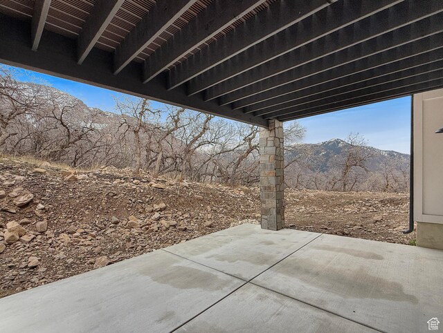 4014 N Dillon Way N, Ogden, UT 84414 - view of patio / terrace with a mountain view