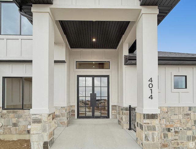 4014 N Dillon Way N, Ogden, UT 84414 - view of exterior entry with stone siding and roof with shingles