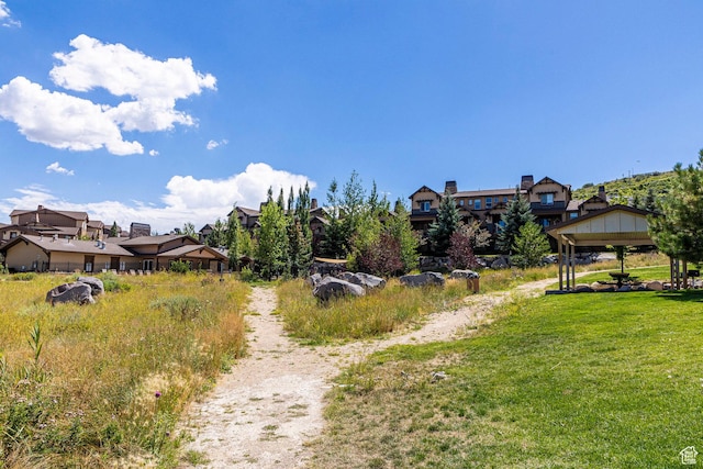 853 W Benjamin Pl, Kamas, UT 84036 - view of yard with a gazebo and a residential view