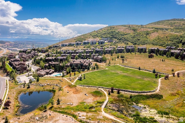 853 W Benjamin Pl, Kamas, UT 84036 - aerial view featuring a residential view and a water and mountain view