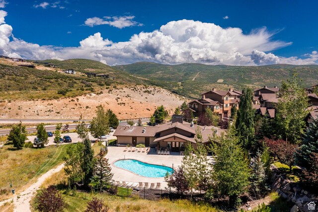 853 W Benjamin Pl, Kamas, UT 84036 - bird's eye view featuring a mountain view