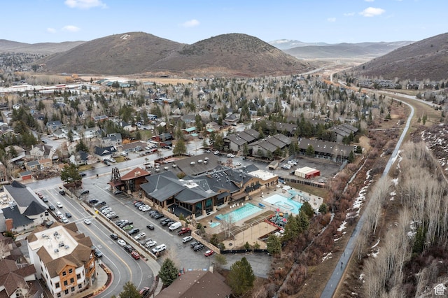 2285 Sidewinder Dr Unit 702, Park City, UT 84060 - bird's eye view with a mountain view