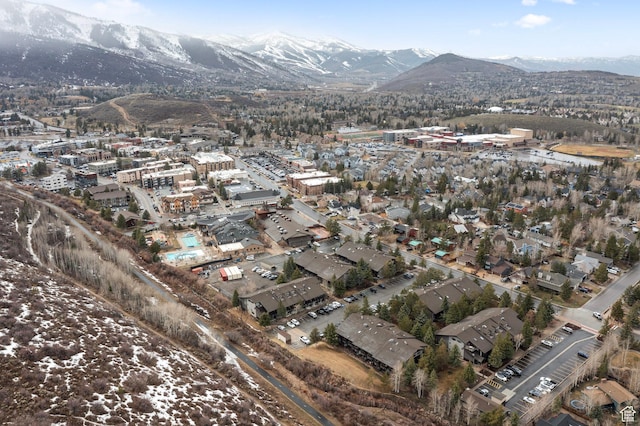 2285 Sidewinder Dr Unit 702, Park City, UT 84060 - birds eye view of property with a mountain view
