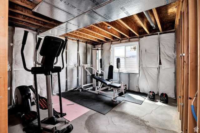 view of workout room