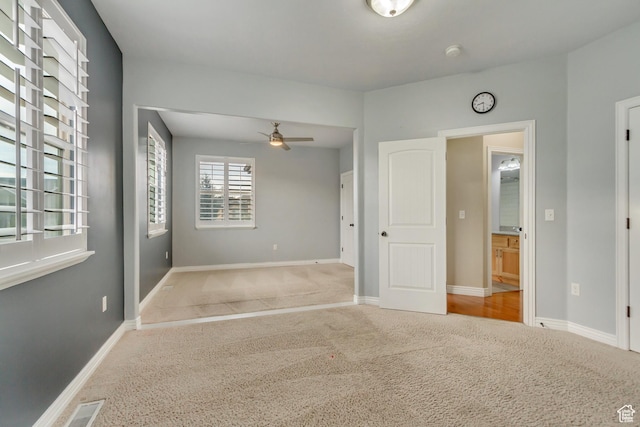 1184 W Michaelsen, West Jordan, UT 84088 - interior space featuring visible vents, baseboards, and ceiling fan