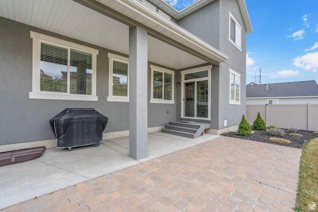 15097 S Cantle Dr, Bluffdale, UT 84065 - view of patio / terrace with fence and a grill