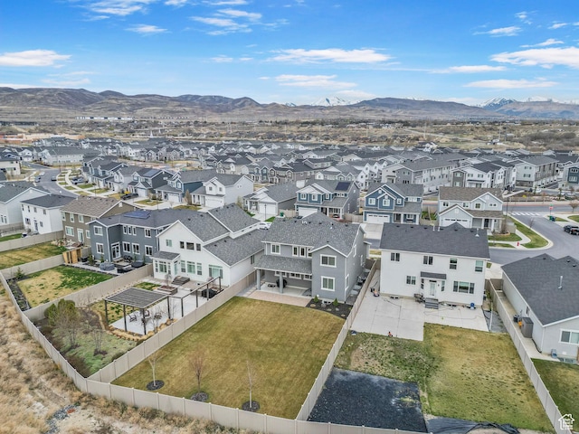 15097 S Cantle Dr, Bluffdale, UT 84065 - aerial perspective of suburban area with a mountain backdrop