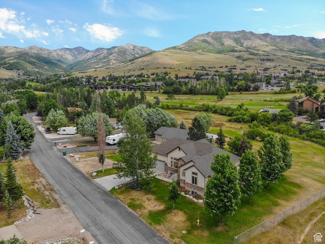 3674 N Willow Brooke Ln, Eden, UT 84310 - drone / aerial view with a mountain view