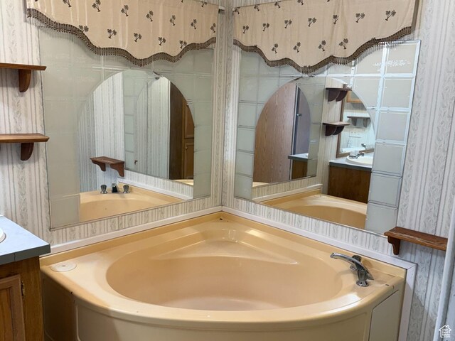 2445 N 260 W, Elmo, UT 84521 - full bath with vanity and a garden tub
